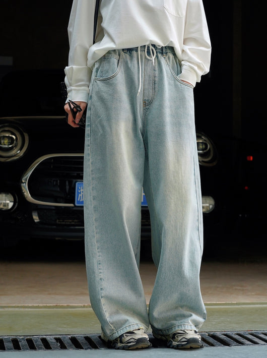 Pantalones Casuales Sueltos Azul Claro para Mujer - Corte Relajado y Cómodo - Image 7