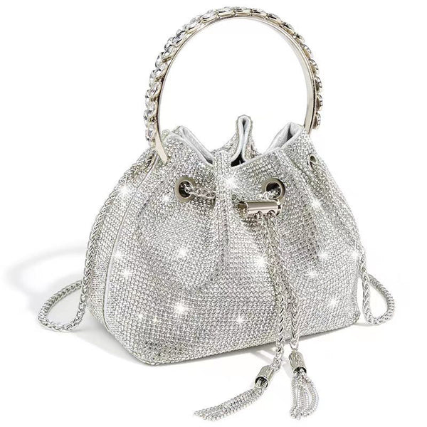 Bolso Bandolera de Diamantes Completos para Cena y Eventos