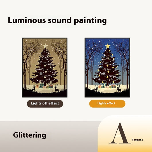 Parlante Bluetooth Árbol Navideño Luminoso con Luz y Sombra - Adorno de Escritorio - Image 6