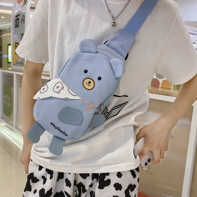 Bolsa Mensajero Canvas con Personalidad - Bolso de Hombro Versátil - Image 13