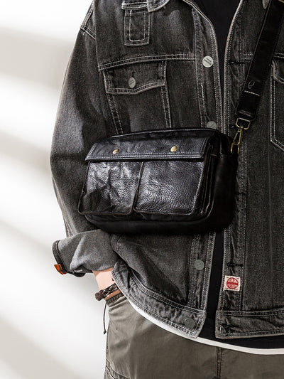 Bolsa Bandolera Casual para Hombre Estilo Coreano - Image 14