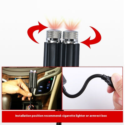 Luz Ambiental para Auto con Proyección de Estrellas USB - Image 3