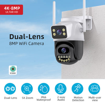 Cámara de Vigilancia Inalámbrica Binocular para el Hogar - Image 12