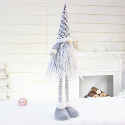 Muñeca sin Rostro con Palo Telescópico para Decoración Navideña - Image 20