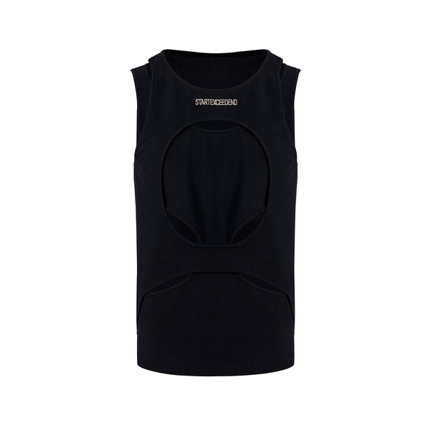Chaleco Deportivo Hombre Verano Blanco Calado Transpirable - Image 6