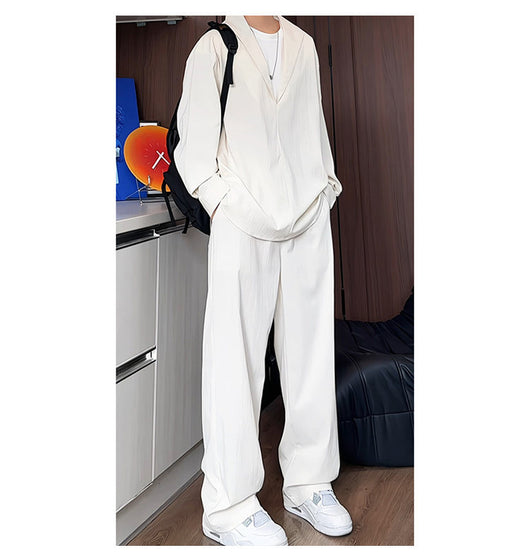 Conjunto Formal Casual para Hombre: Camisa Polo Manga Larga y Pantalón - Image 13
