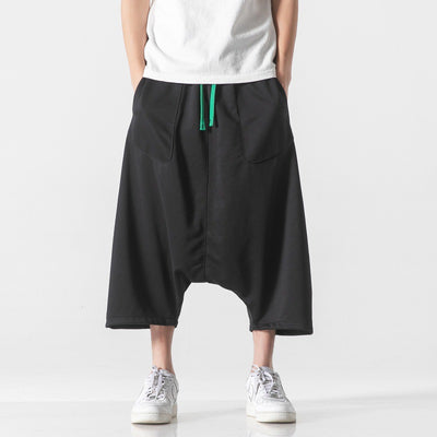 Pantalones Hombre Casual Rectos Pierna Ancha Suelta - Image 9