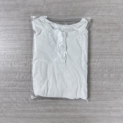 Blusa Básica para Mujer con Cuello Redondo, Botones y Hombros Caídos - Image 14