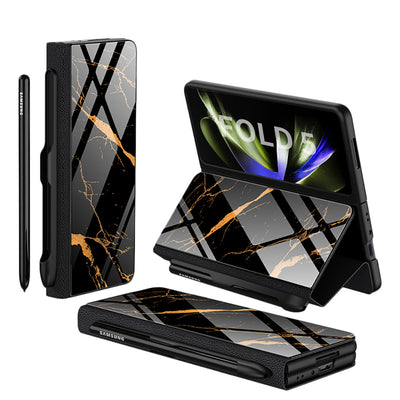 Funda de Cristal Protectora para Galaxy Z Fold5 - Diseño Flip Creativo - Image 27