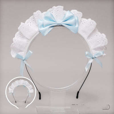 Tocado Lolita Japonés con Moño de Encaje - Accesorio de Diadema Anime - Image 9