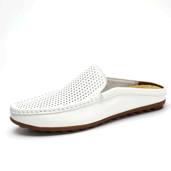 Mocasines de Cuero para Hombre - Zapatos sin Tacón Cómodos para Verano - Image 6