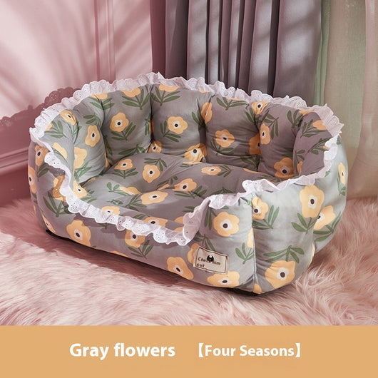 Sofá Cama para Perros Desmontable y Lavable Cuatro Estaciones - Image 5