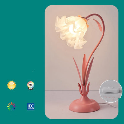 Lámpara de Escritorio Minimalista Flor Lirio de los Valles para Mesita de Noche - Image 5