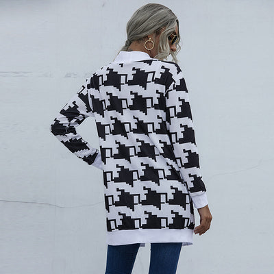 Cardigan Tejido Estampado Leopardo Tie-Dye Navideño - Image 3