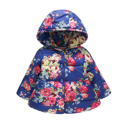Chaqueta Acolchada para Niñas con Capucha y Diseño Estampado - Image 25