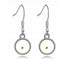 Faith As Pequeño As A Mustard Seed Bangle Bracelets Necklace Steel color Ear pendants