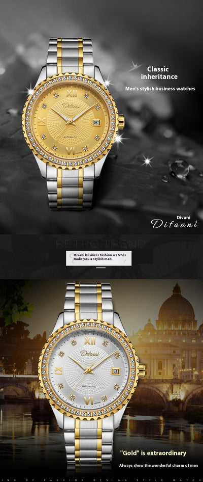 Reloj Automático Mecánico Impermeable con Esfera Luminosa - Image 18