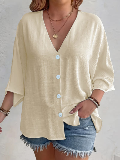 Cardigan de Botones Liso de Manga Larga para Mujer - Image 11