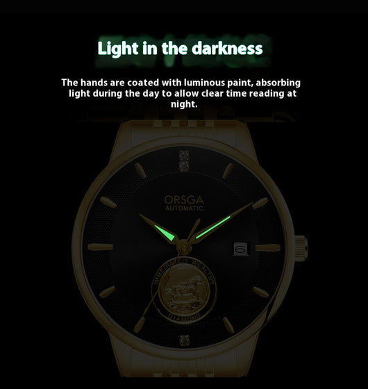 Reloj Mecánico Empresarial para Hombre con Fondo Transparente Impermeable - Image 20