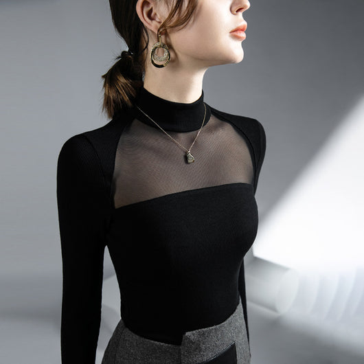Blusa Térmica Negra de Manga Larga para Otoño e Invierno - Image 10