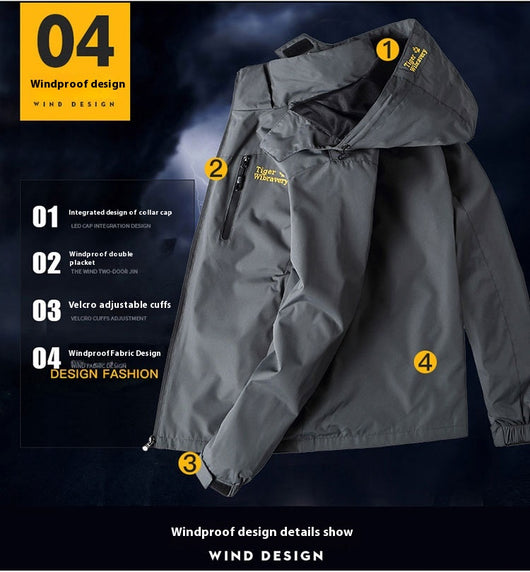 Chaqueta Táctica para Hombre con Forro Polar - Resistente al Viento - Image 27