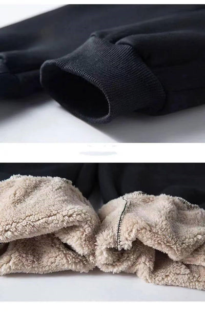 Pantalones de Chándal Juveniles Oversized con Forro Térmico para Invierno - Image 14