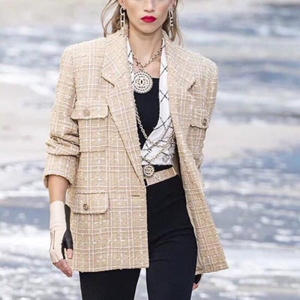 Blazer de Lana para Mujer - Corte Ejecutivo y Elegante