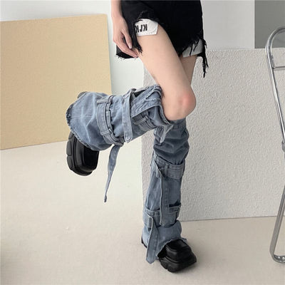 Calcetines Jeans Estilo Milenial Cool Girl - Diseño Trendy - Image 2