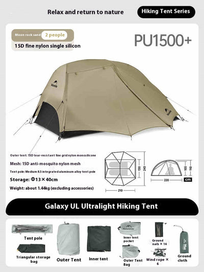Tienda de Campaña Ultraligera Doble para Senderismo y Montaña - Image 5