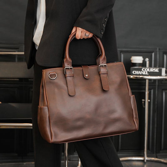 Bolso Ejecutivo de Gran Capacidad con Correa Diagonal