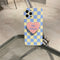 Funda Suave para Móvil con Diseño de Damero Simple