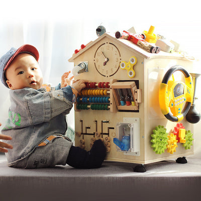 Tablero de Actividades Montessori para Concentración Infantil