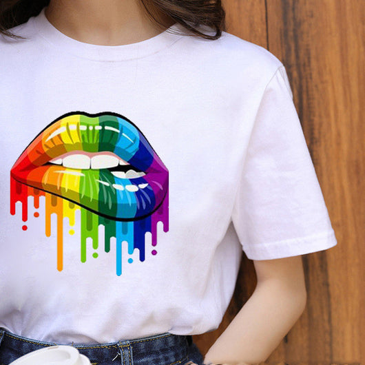 Playera Gesto de Silencio con Labios - Manga Corta - Image 9