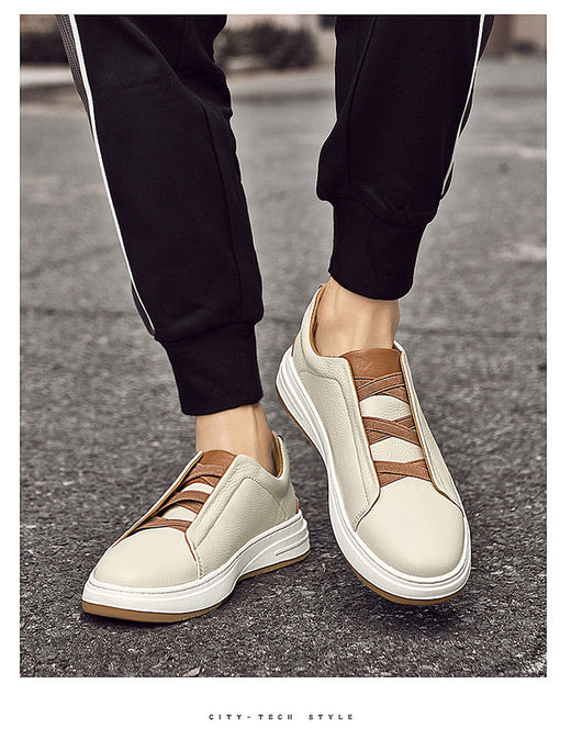 Zapatos Casuales de Cuero Genuino Nobuk - Slip-on Cómodos - Image 24