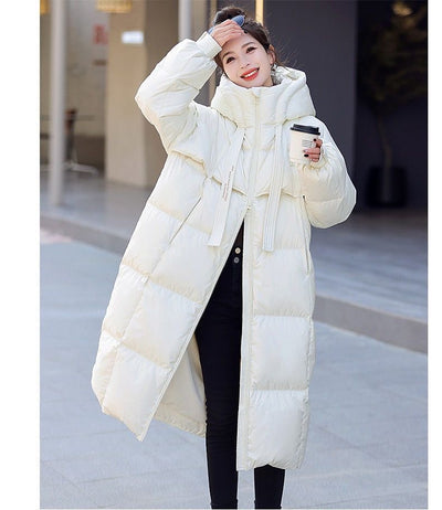 Abrigo Largo Acolchado Impermeable para Mujer - Protección Total en Invierno - Image 14