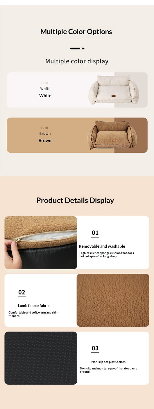 Cama Térmica para Mascotas con Colchón Desmontable y Lavable - Image 9