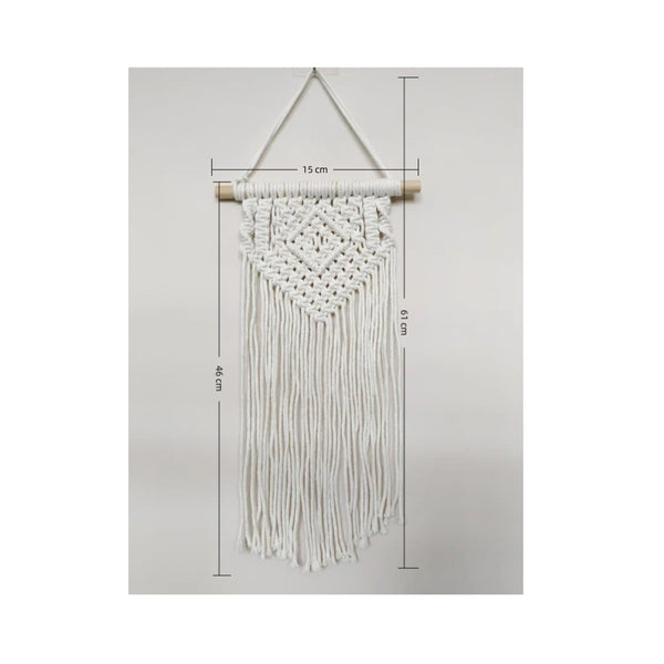 Tapiz Tejido a Mano con Borlas de Cuerda de Algodón - Image 6