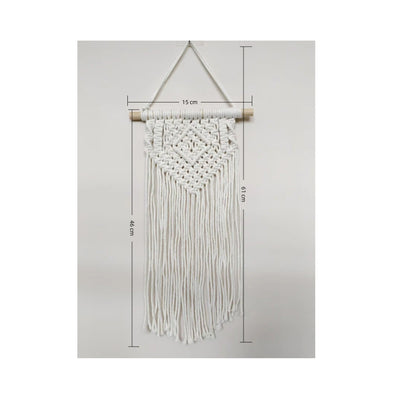 Tapiz Tejido a Mano con Borlas de Cuerda de Algodón - Image 6