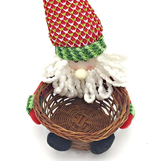 Canasta Decorativa Navideña Santa, Muñeco de Nieve y Reno - Image 24