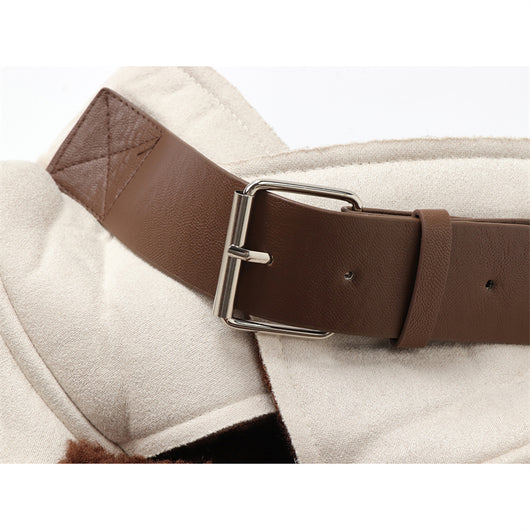 Abrigo de Piel de Cordero Retro Grueso y Suelto para Mujer - Image 9