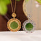 Colgante Retro Hueco Elegante con Patrón de Moda