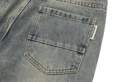 Pantalón de Trabajo Denim Recto con Bolsillos - Image 17