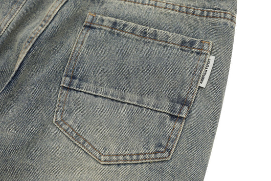 Pantalón de Trabajo Denim Recto con Bolsillos - Image 17