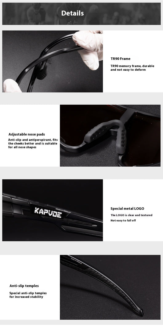 Gafas de Ciclismo Deportivas Antiaire - Protección Profesional para Montaña - Image 19