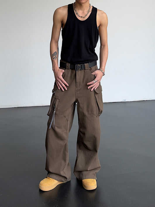 Pantalón Vintage Cintura Alta Ancho y Suelto - Image 6