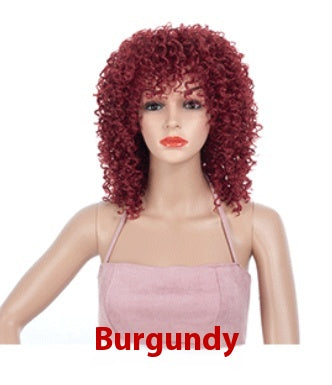 Peluca Afro Multicolor con Rizos Pequeños - Image 8