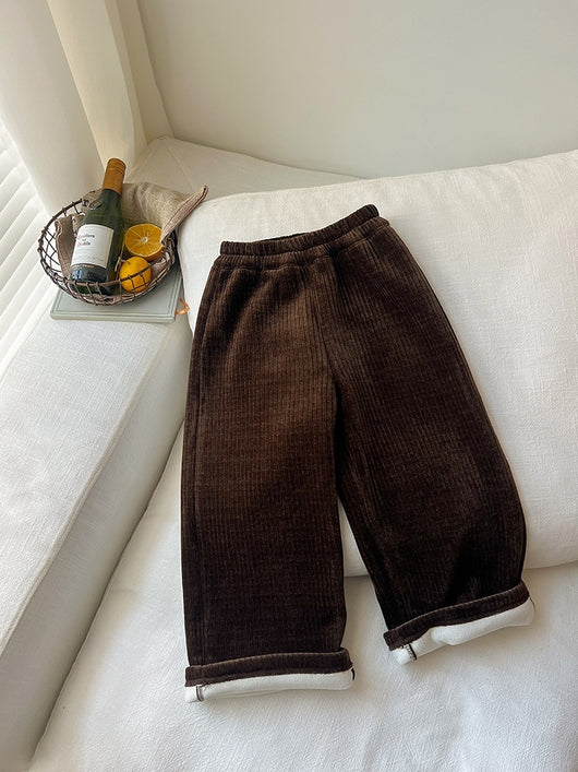 Pantalones para Bebé con Forro Polar y Corte Recto - Image 23