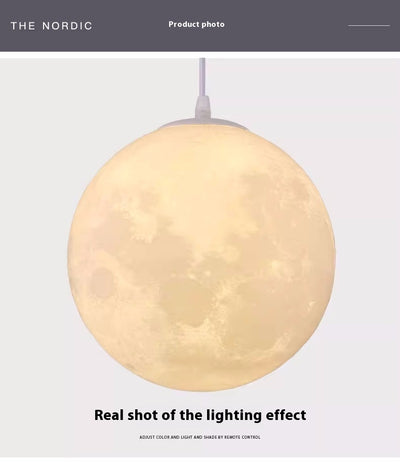 Lámpara de Techo Luna 3D - Luz Cálida para Dormitorio - Image 22