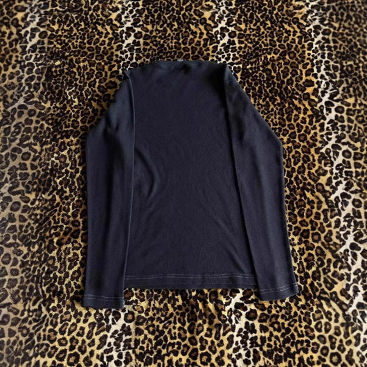 Sudadera Cuello Redondo Manga Larga Estilo Urbano Dark con Estampado - Image 3