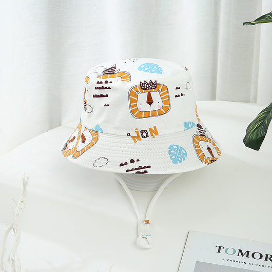 Gorro de Sol para Niño y Niña con Ala Ancha y Estampado de Dinosaurios - Image 12